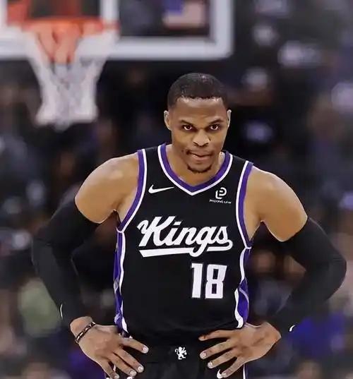 威少的发挥是湖人战胜国王的保证，威少出场21分钟58秒，16投6中，三分7中1 