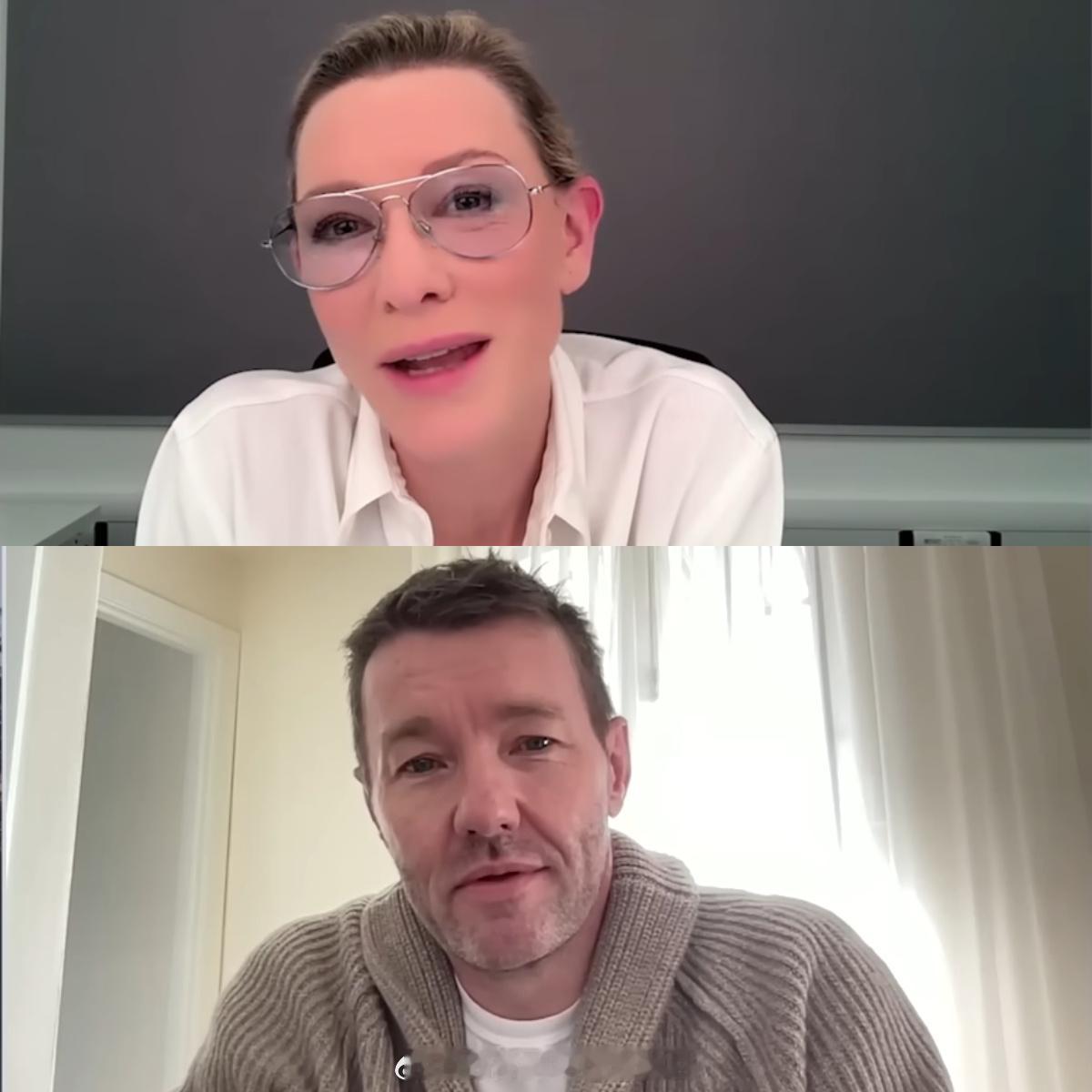 《火车梦》制片方邀请到凯特·布兰切特与男主角乔尔·埃哲顿针对电影和表演进行对谈。