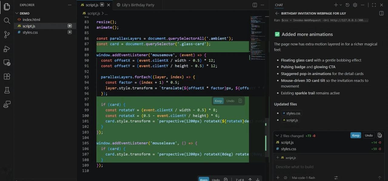 微软发升级版编程模型 MAI-Code-1.1-Flash
8月11日，微软发布