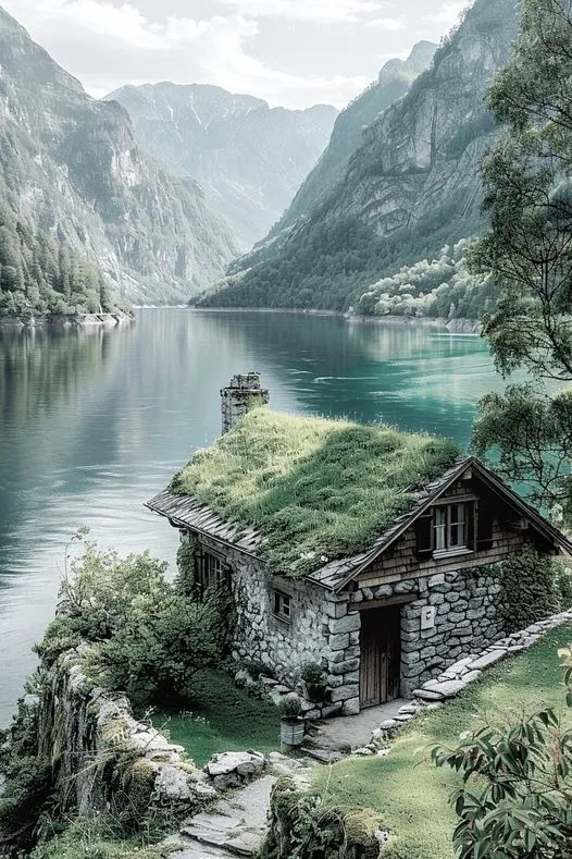 美图欣赏——山间宁静之居