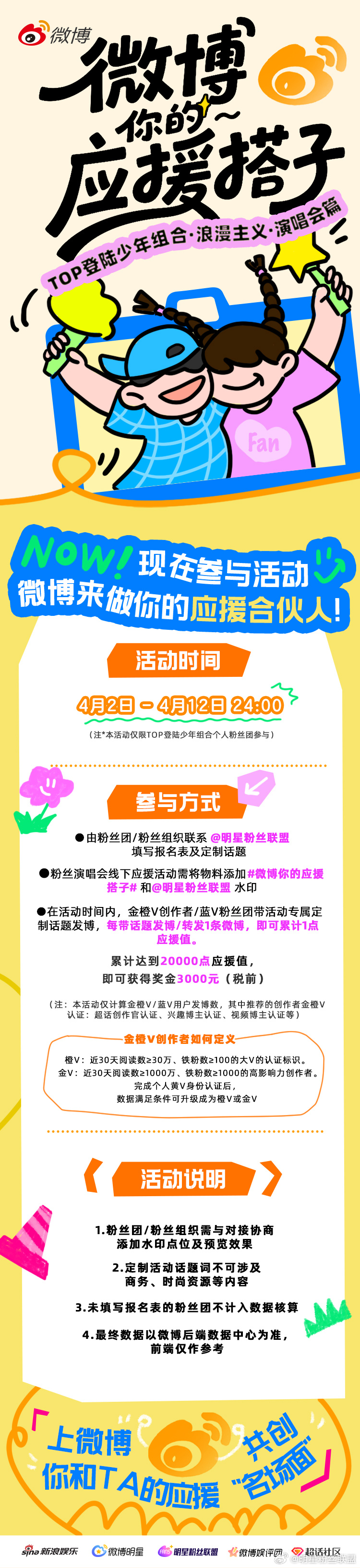 微博你的应援搭子 之「TOP登陆少年组合·浪漫主义·演唱会篇」正式开启🔥还在为