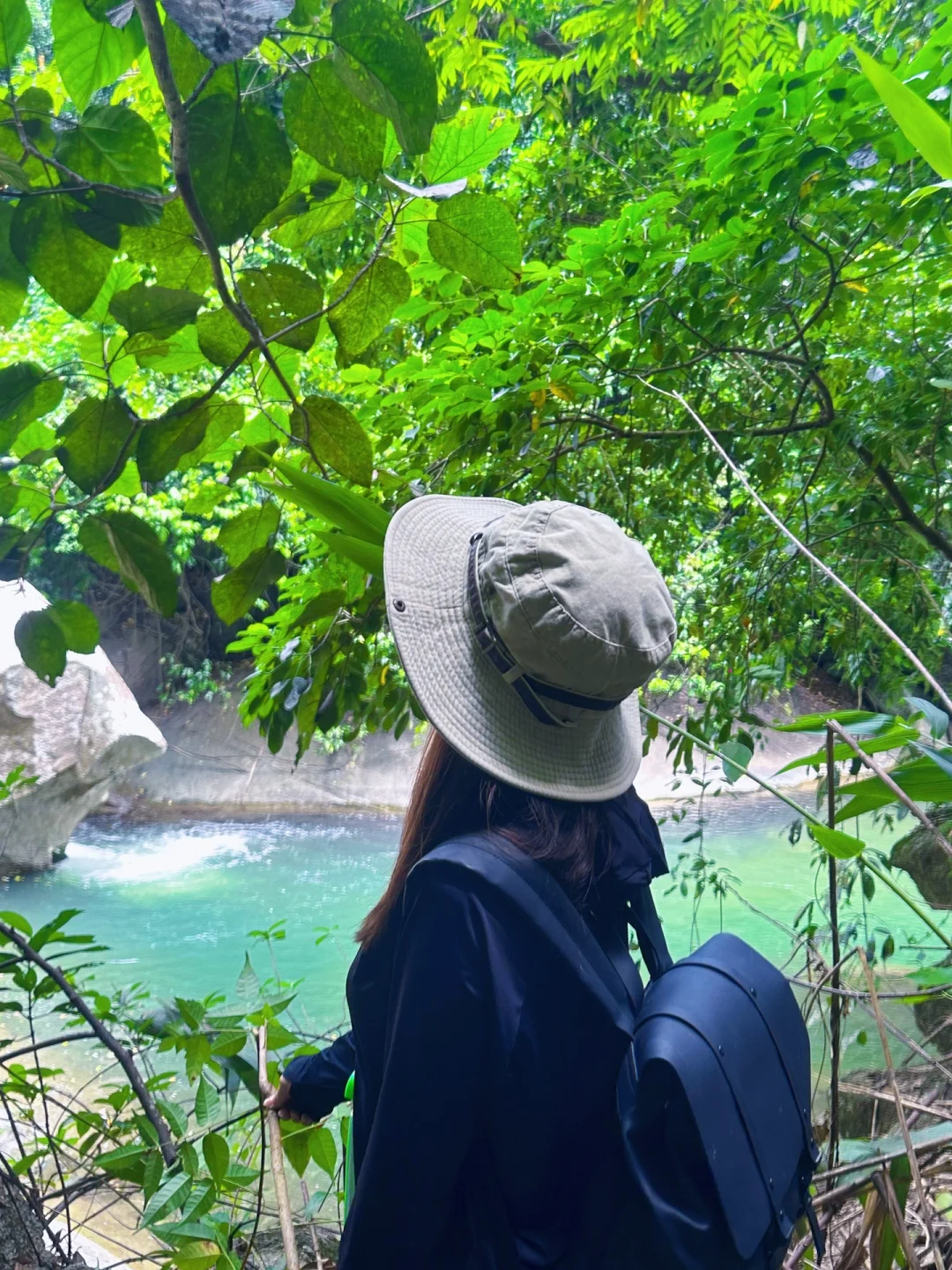 海南小众宝藏地🏔溯溪太好玩啦！