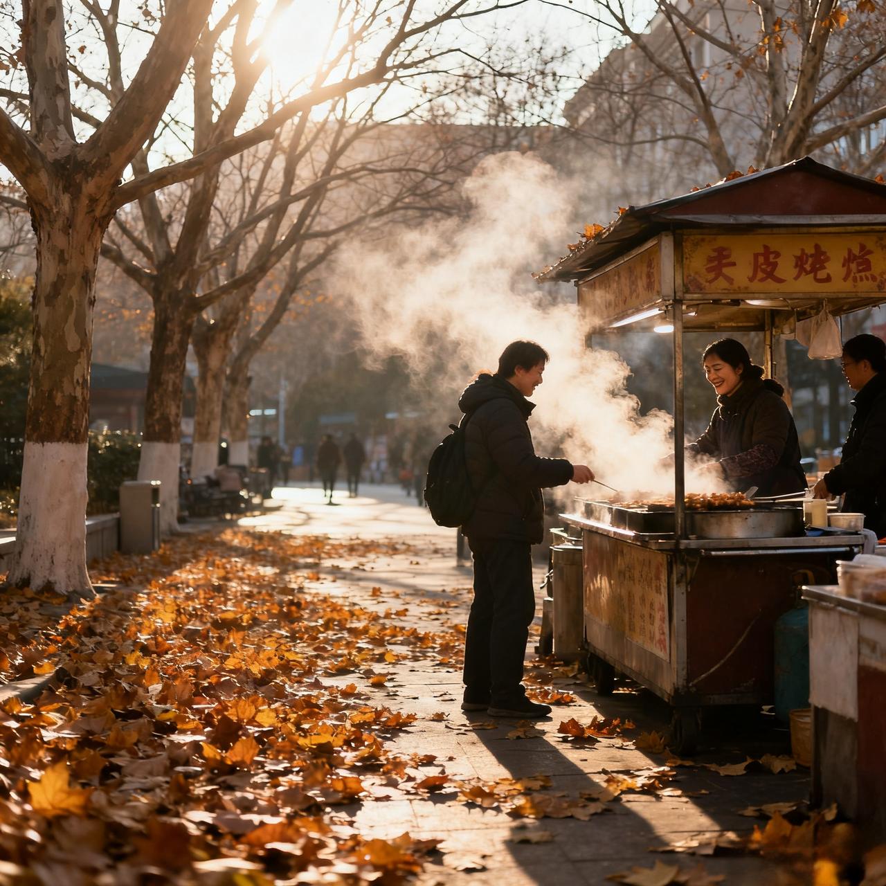 初冬的寒冷被香味救赎了？这3种烟火气，比暖气还暖到心坎里！
刚出门倒垃圾就被冷风