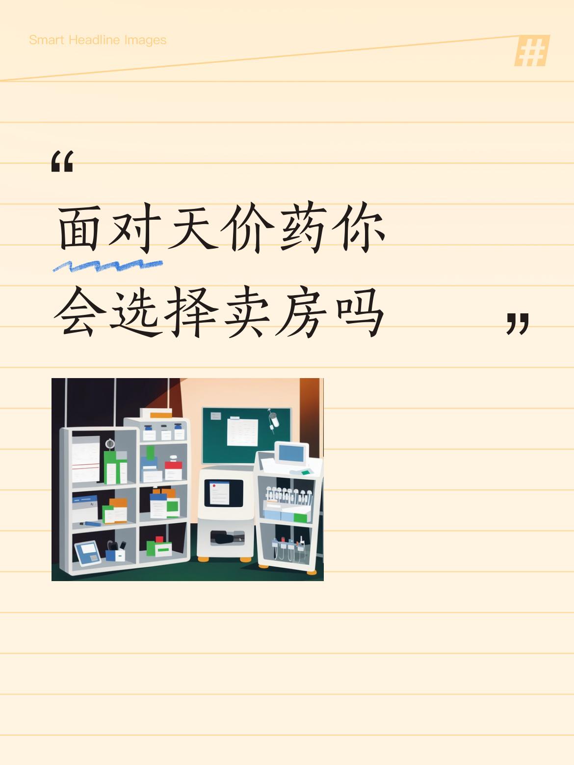 面对天价药是否卖房，真是个揪心的难题。就像50岁张女士的丈夫患晚期淋巴瘤，唯一希