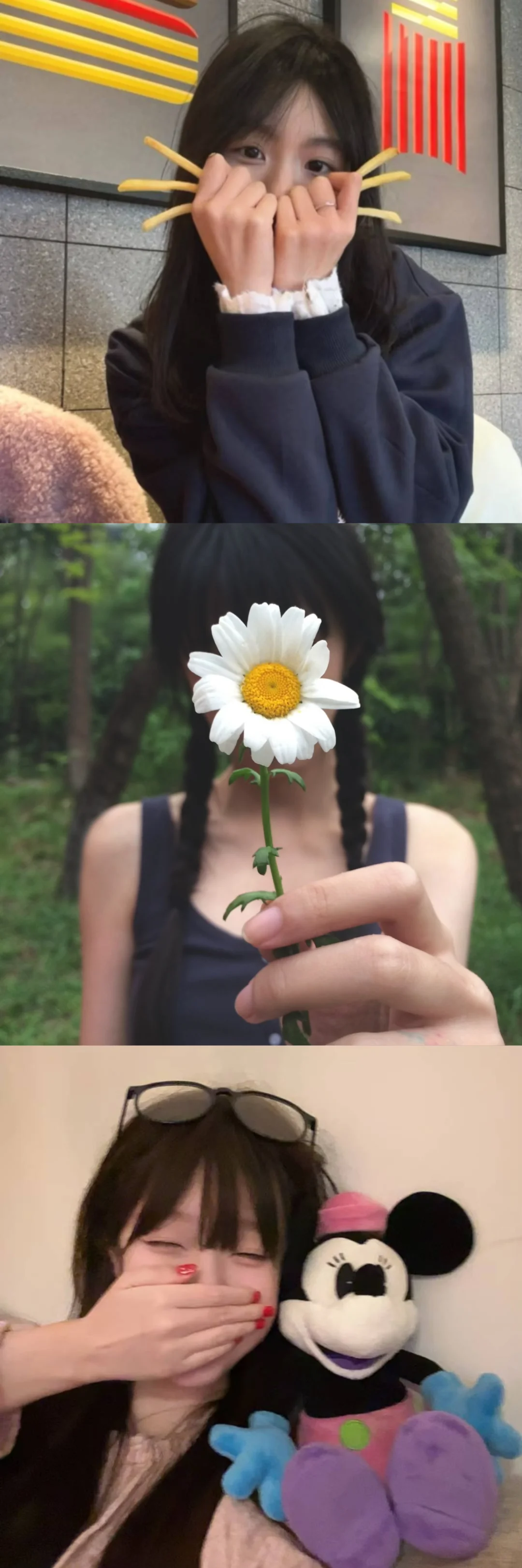 存一些好看的小动作挡脸拍照📷姿势！