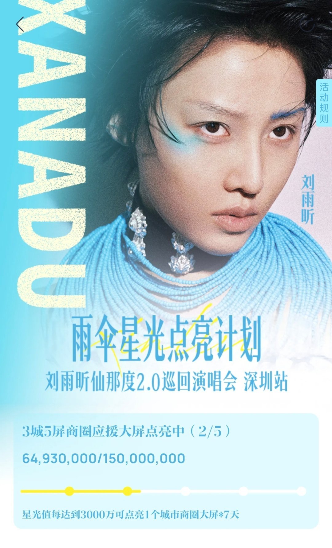 刘雨昕 已经解锁两块大屏，我都差点忘了，大家别忘记