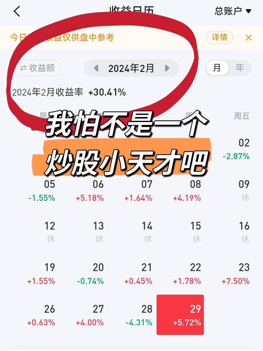 朋友说我是炒股天才，24年赚它一套房💰