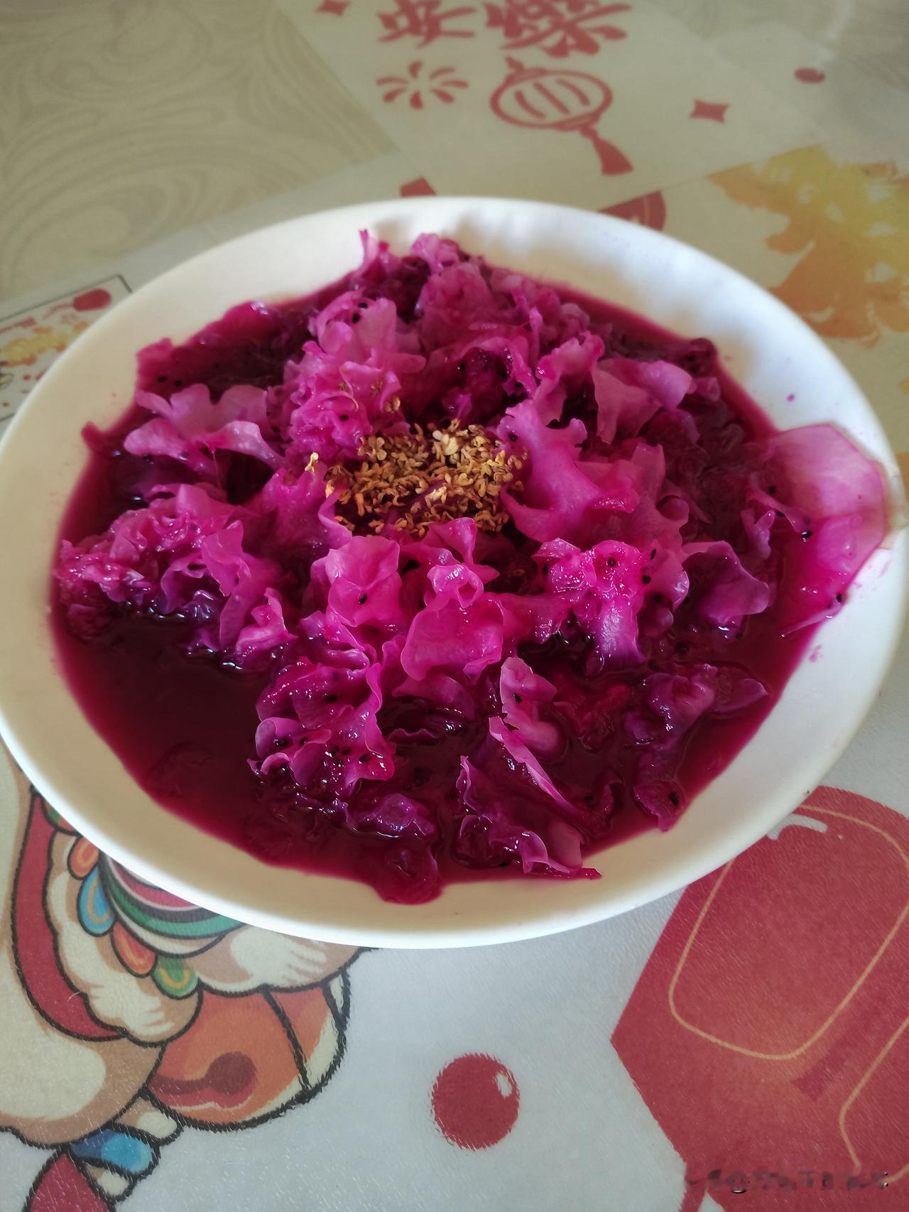 我给自己打88分。
年夜饭和先生PK厨艺。
我做了富贵花开，步步生莲，牛气冲天，