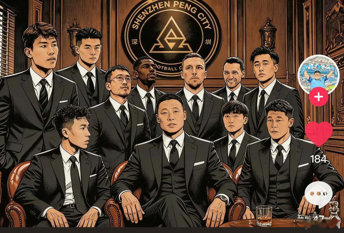 深圳新鹏城 今晚19时，我们一起相约深体专业足球场！看Peng City 的帅哥