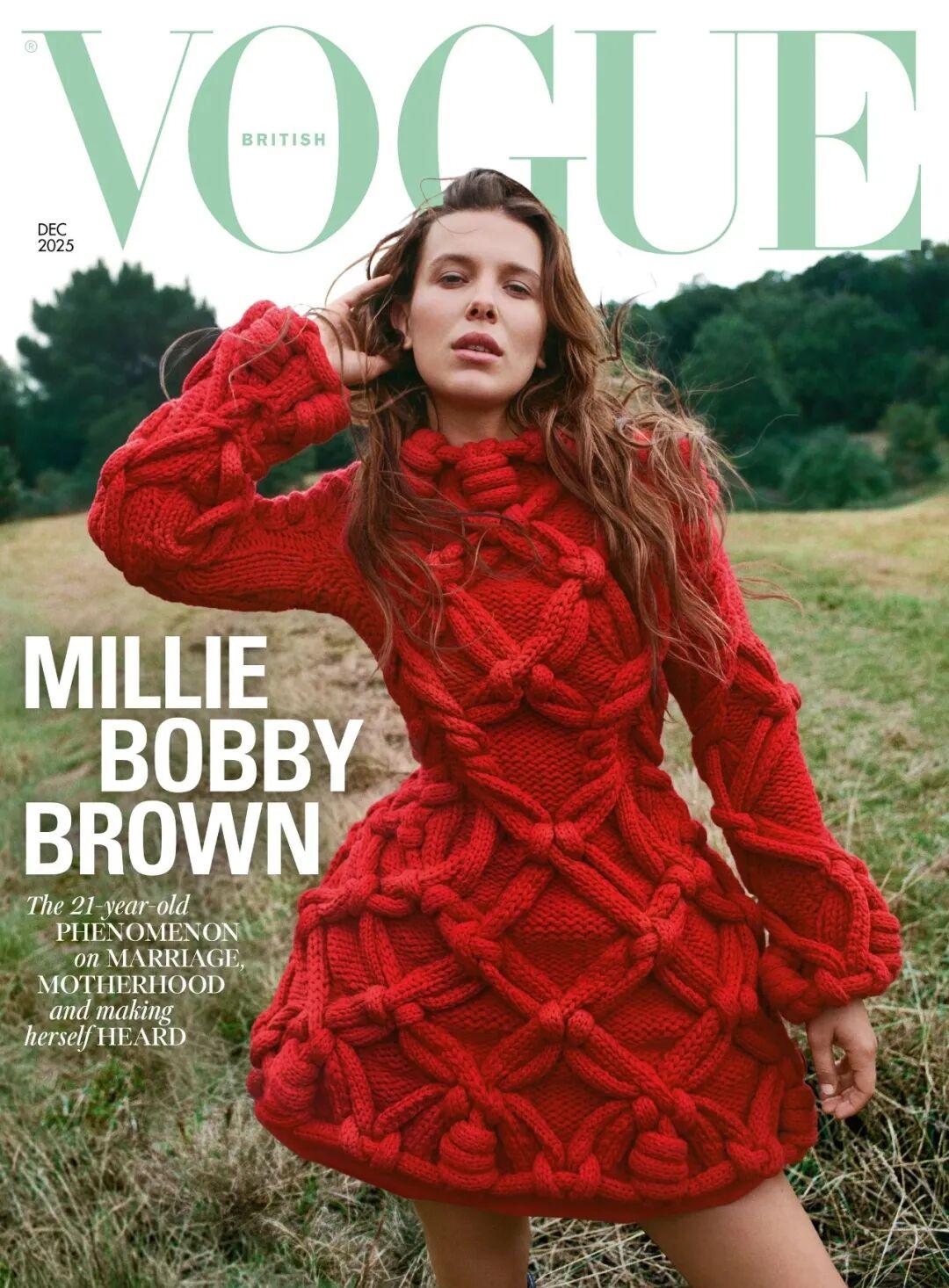 21岁00花Millie Bobby Brown（米莉·博比·布朗）最近登上了英