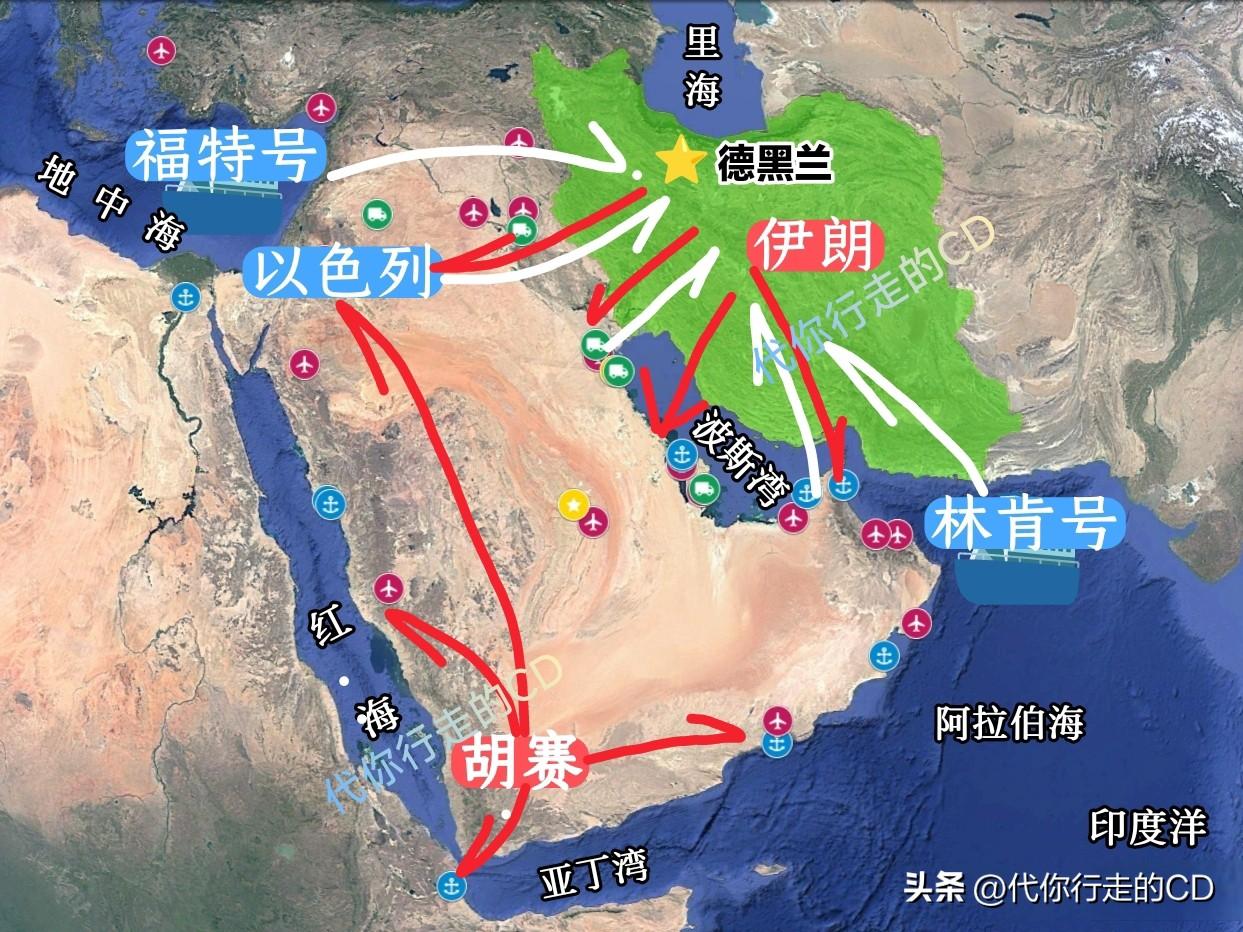 美国与伊朗的这一场较量...
简单的看，目前就是这样的：