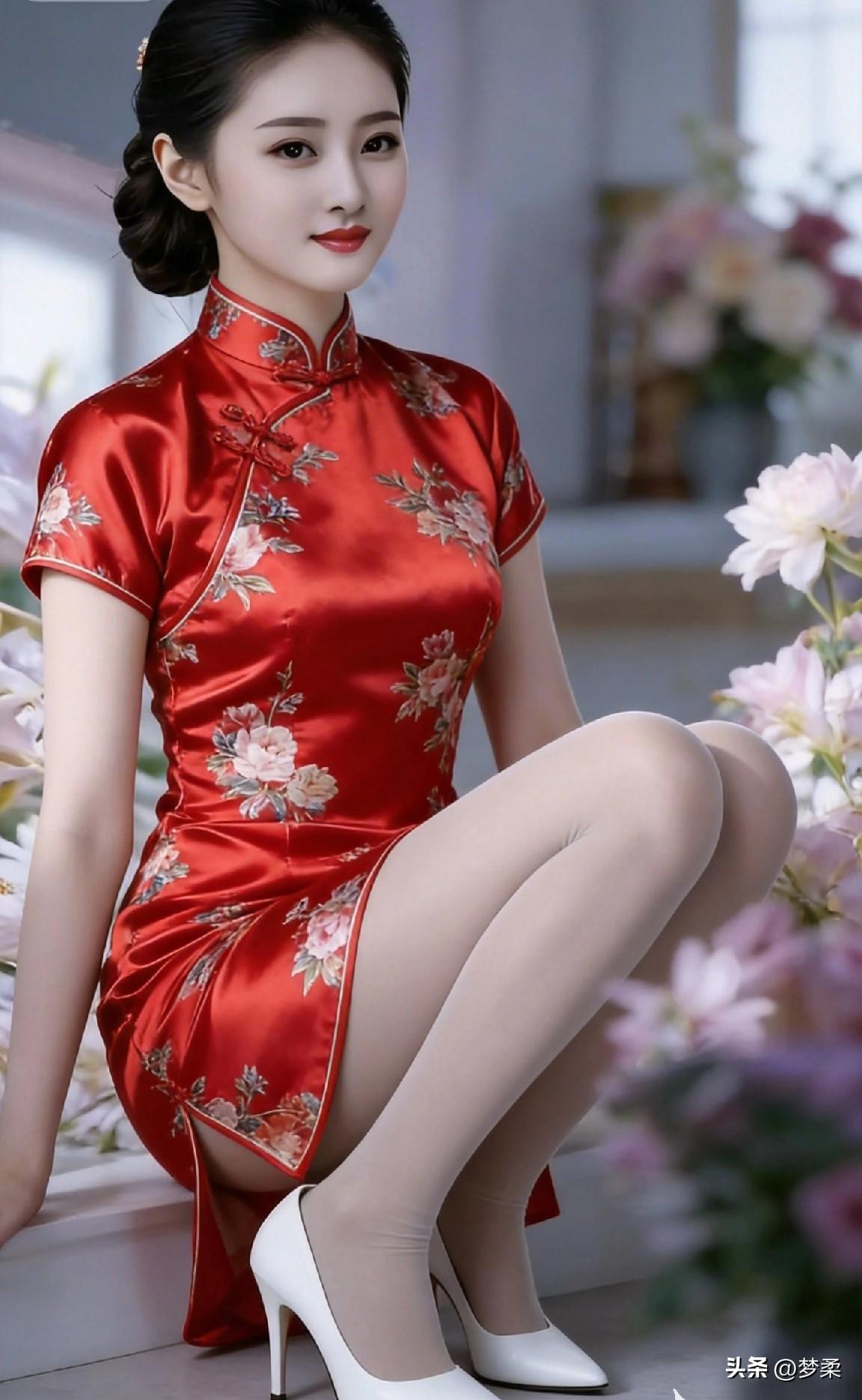 优雅旗袍，惊艳时光，复古与现代的完美融合！