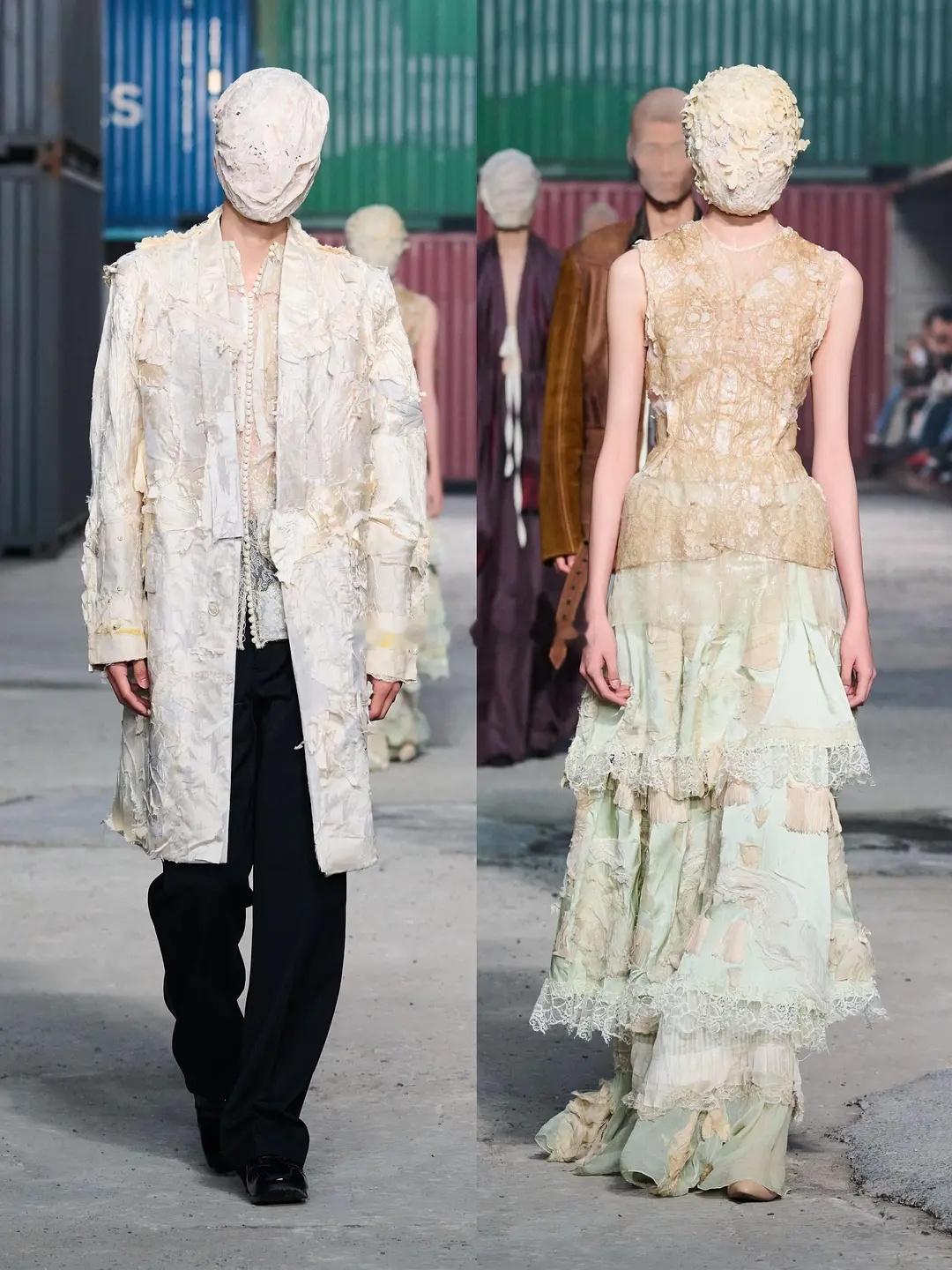 Masion Margiela 26秋冬成衣，除了头罩依然看不懂，其实衣服好看了