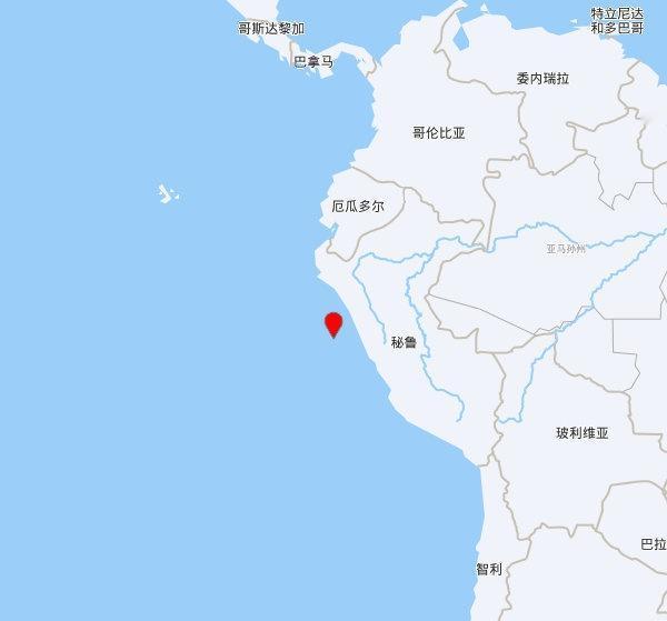 【欧洲地中海地震中心】发布，2025-10-31 12:29:14 在 关闭秘鲁