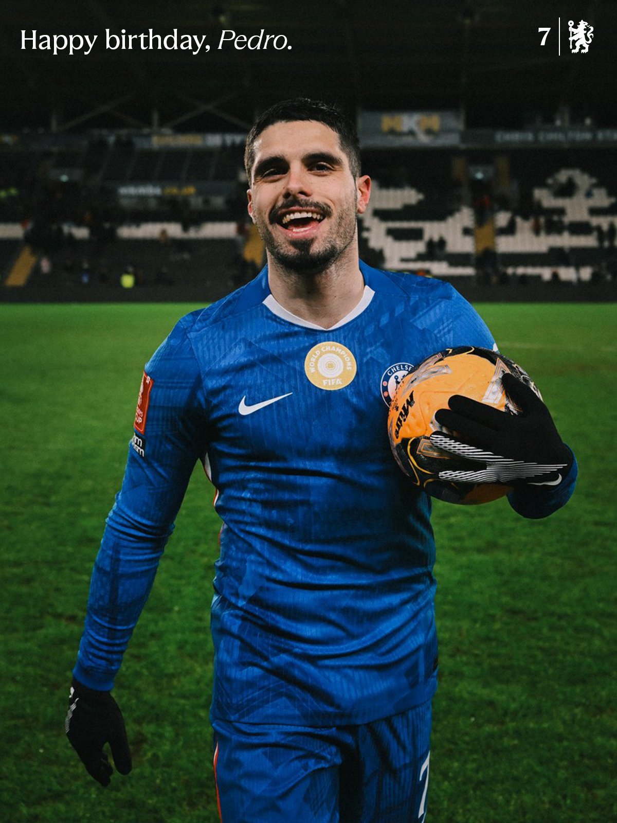 切尔西官X：Wishing Pedro Neto a very happy bi