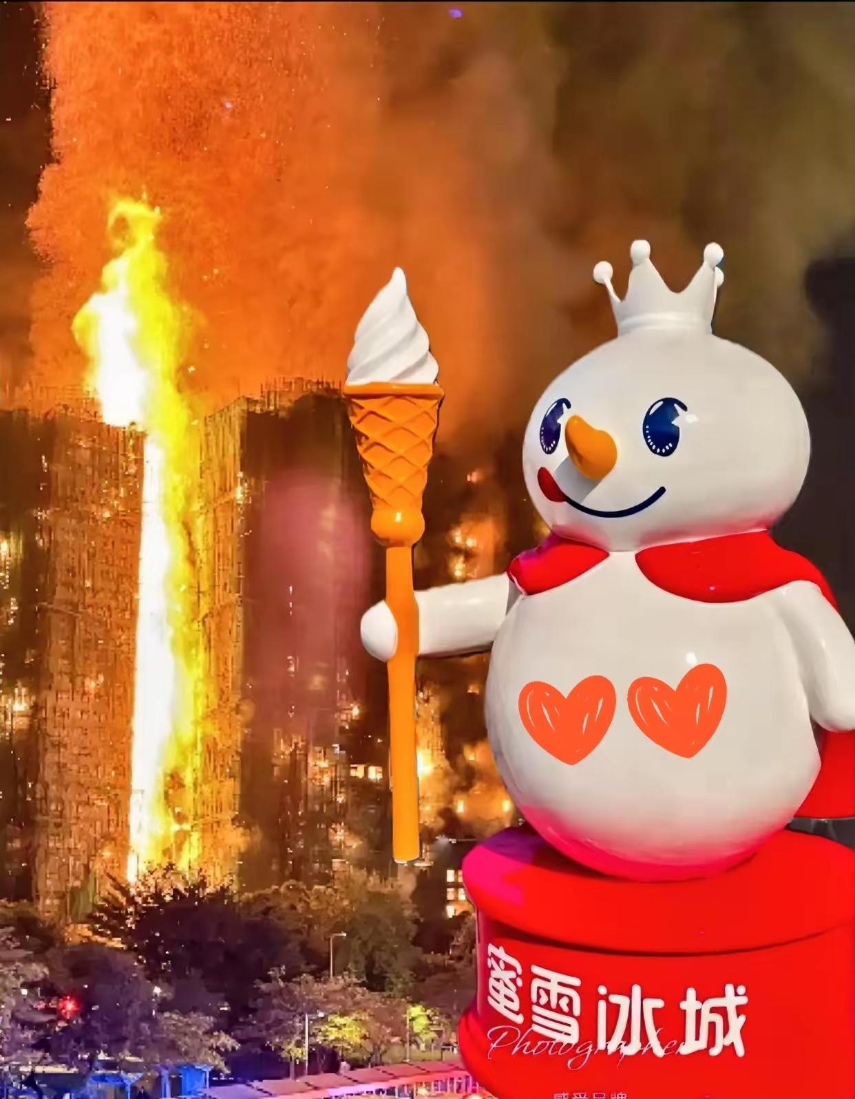 蜜雪冰城的铁肩担道义，爱国情怀，支持它，它的大爱援助，它的担当。