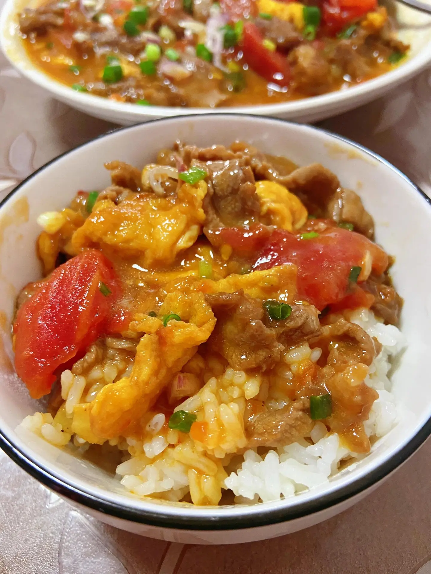 这道菜真的香，一定要去试试。超级无敌下饭的一道菜，牛肉嫩滑，鸡蛋香，汤...