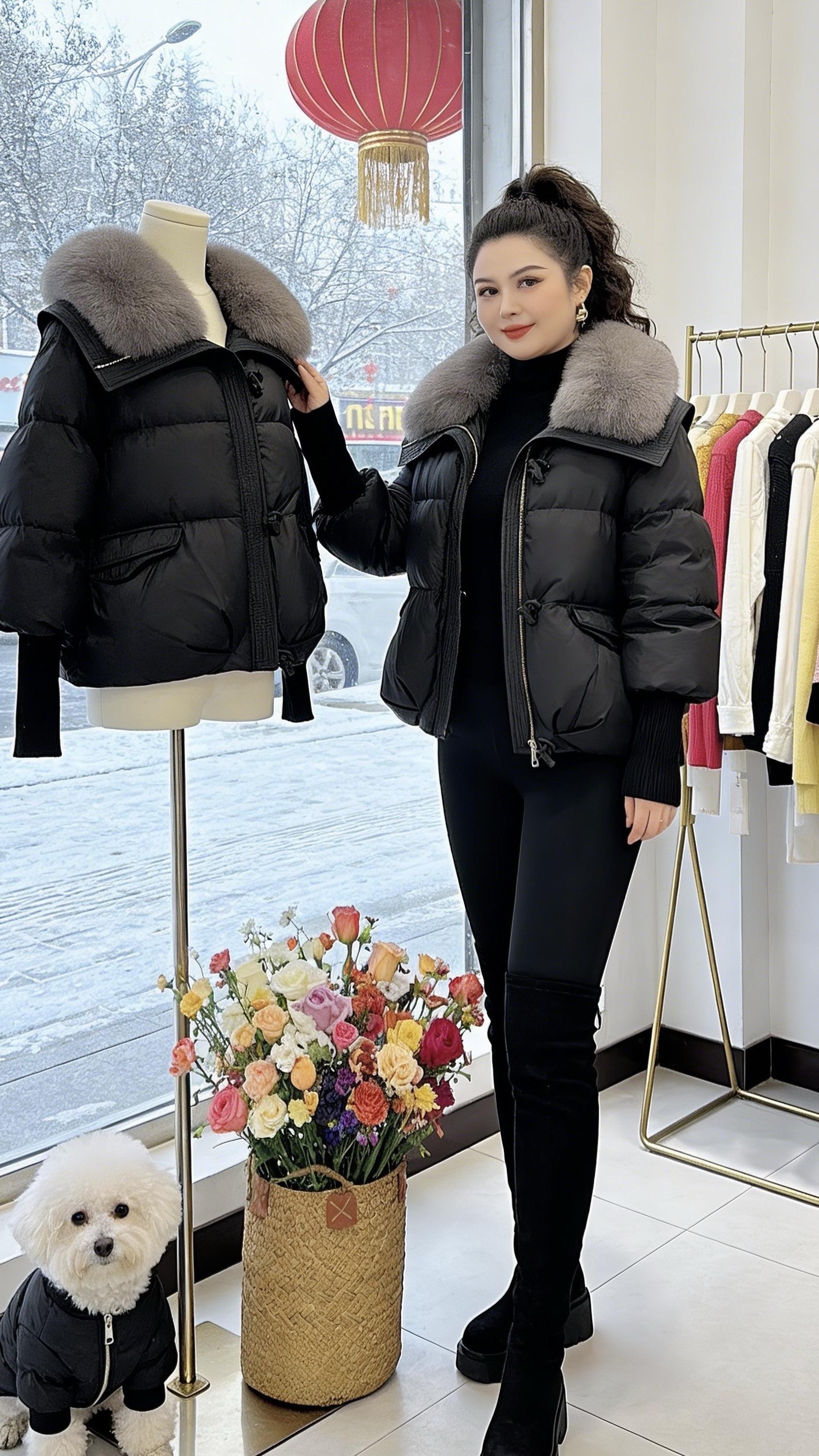 大码女装保暖外套 时尚感穿搭 双12冬日氛围感穿搭大赏穿搭提升精致感的小巧思