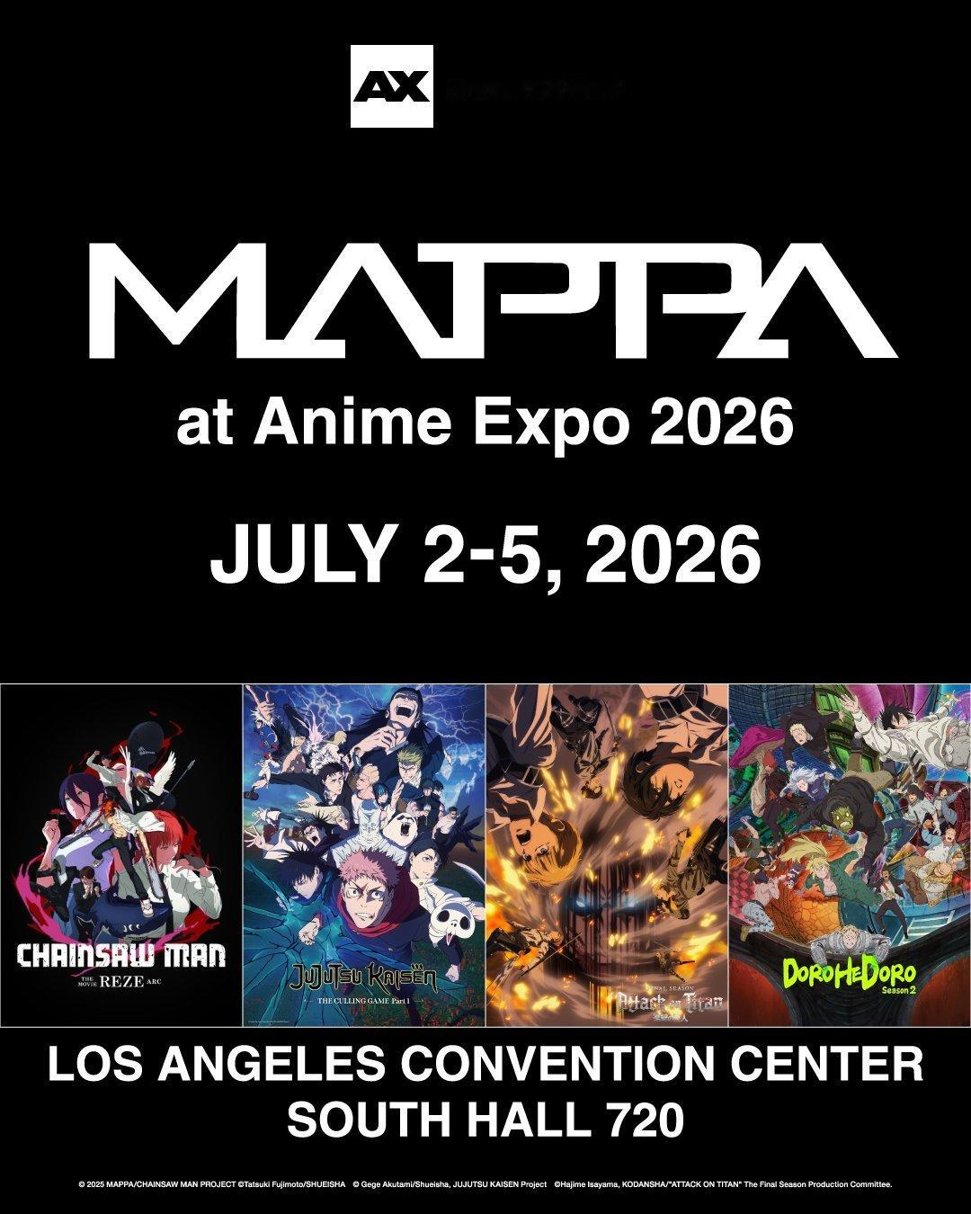 进击的巨人 【AX2026】MAPPA 新情報 📢Anime Expo 202