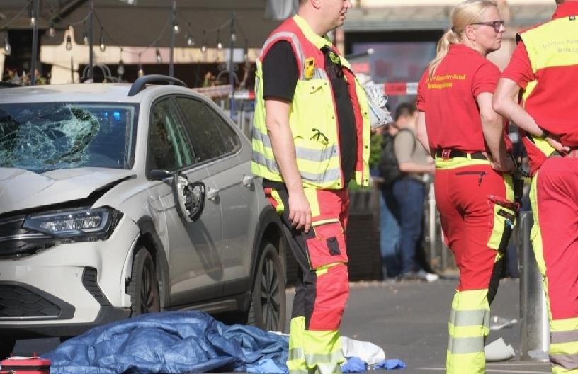 德国东部城市莱比锡（Leipzig）于周一（4日）发生汽车冲撞人群事件，据报造成