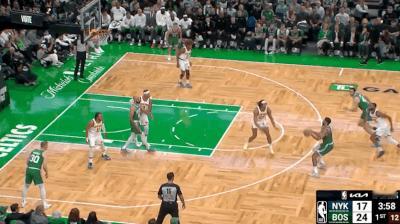 太厉害了，塔图姆单节轰下15分。

今天NBA新赛季开打，凯尔特人主场迎战尼克斯