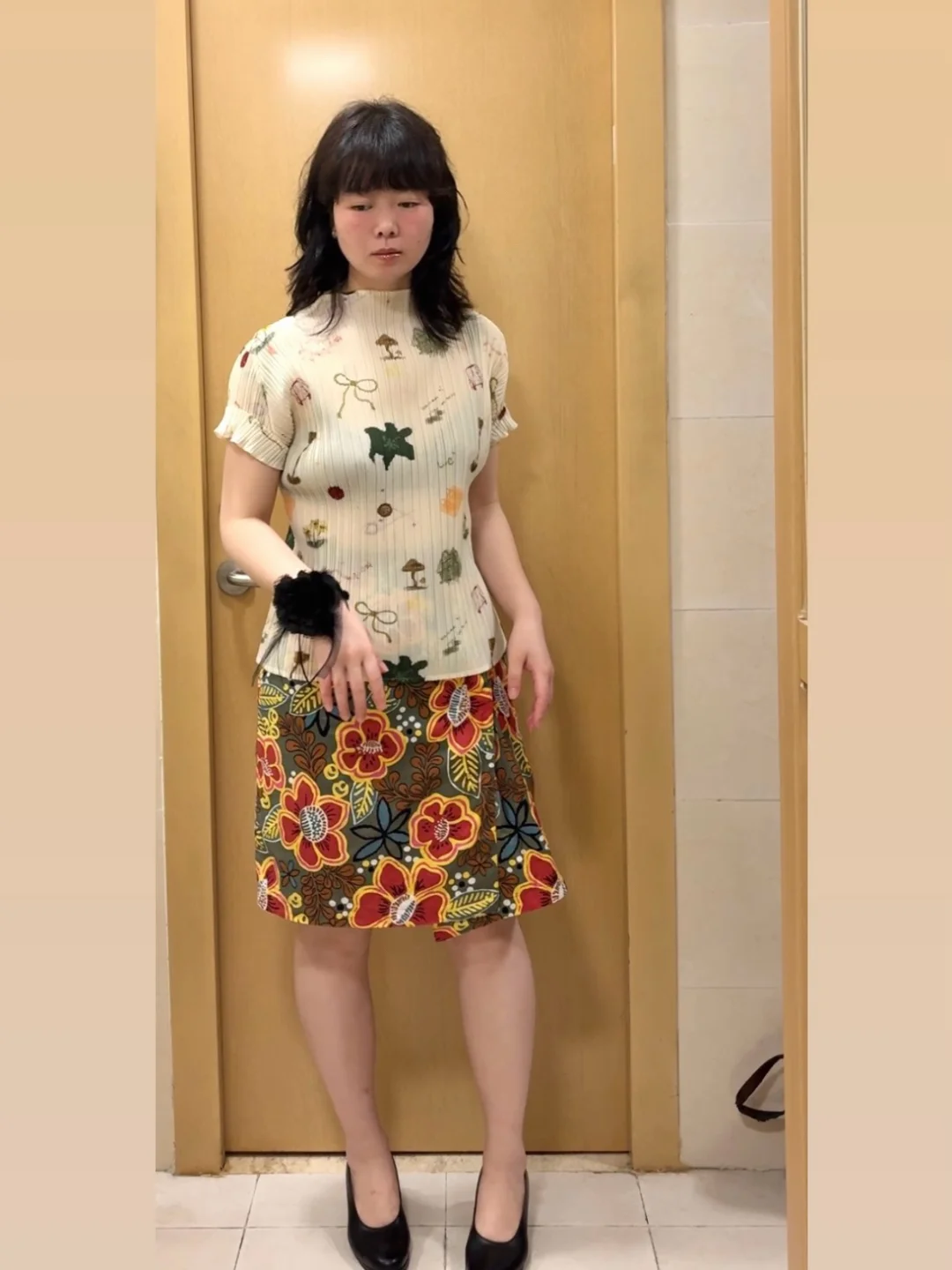 老天爷我怎么把70的腰装进63腰围的裙子里了