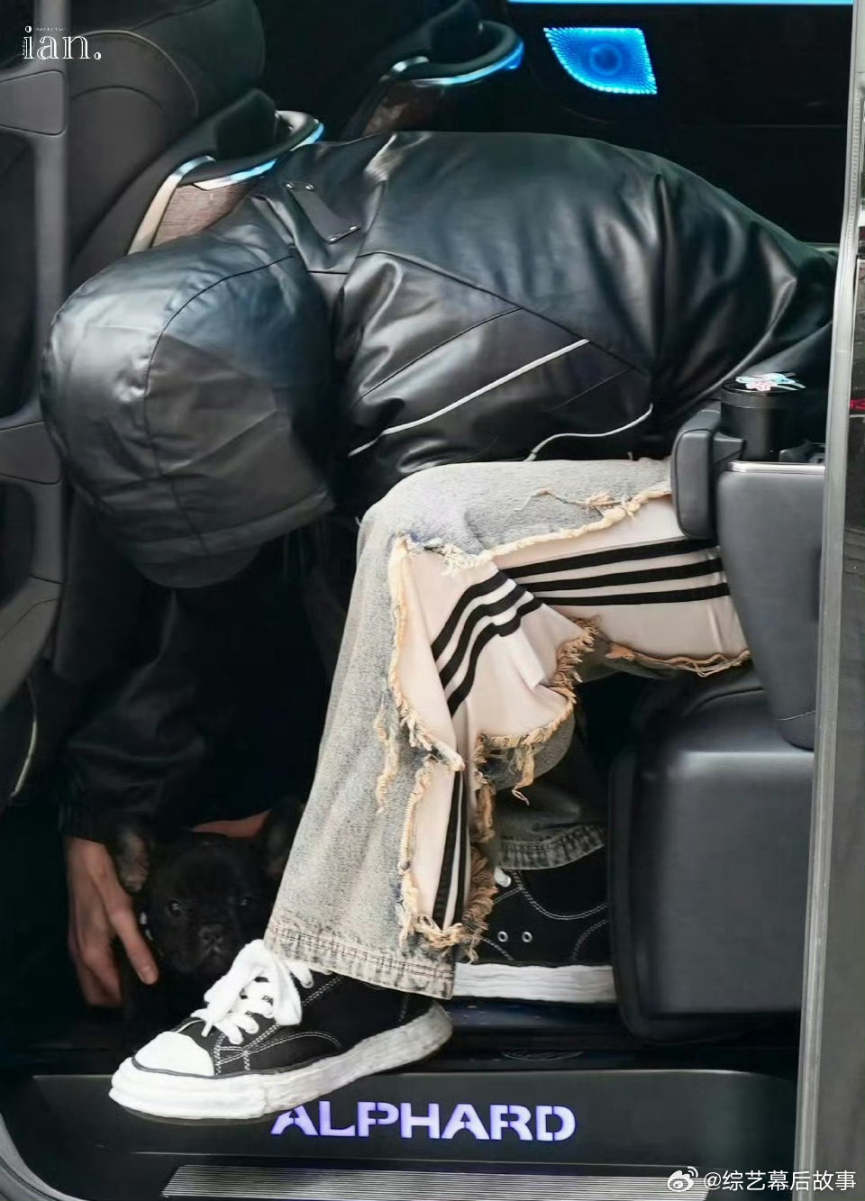 何与养狗了何与抱狗上班 何与养了黑色小法斗还带去上班，好期待之后能看到狗狗和何与