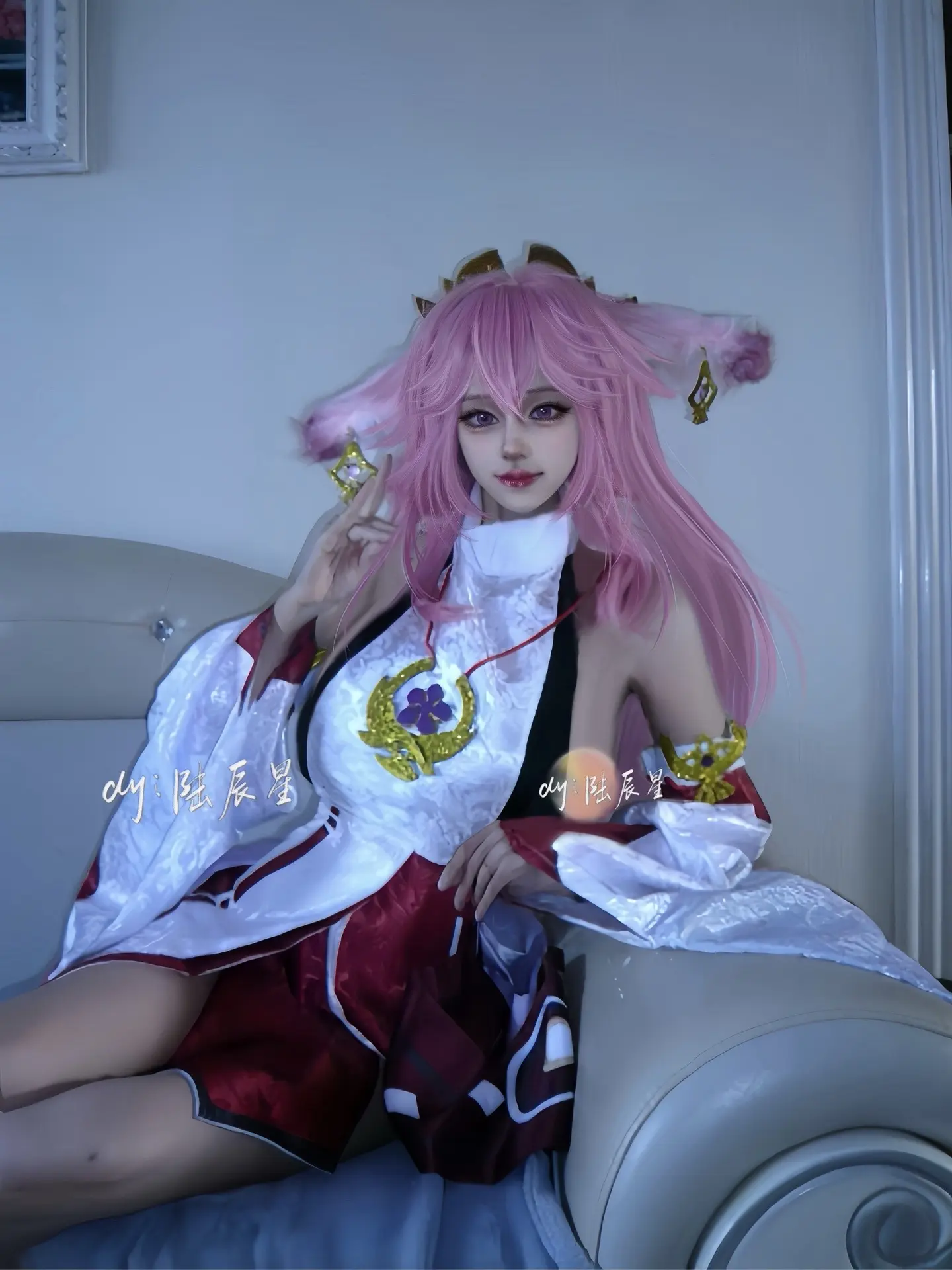 coser cosplay 原神 八重神子 cos