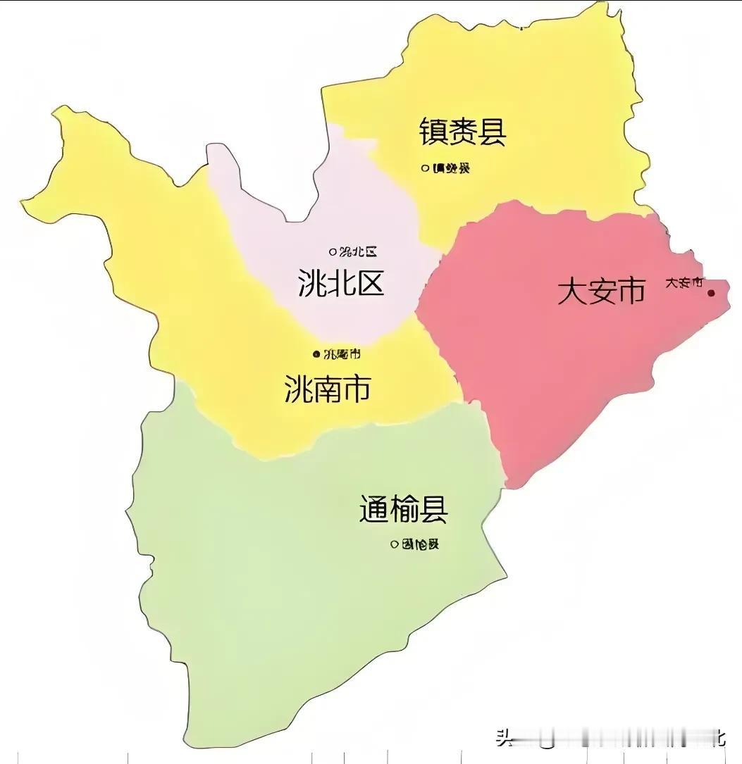 白城市各区县（市）面积
1.洮北区                2576.4平