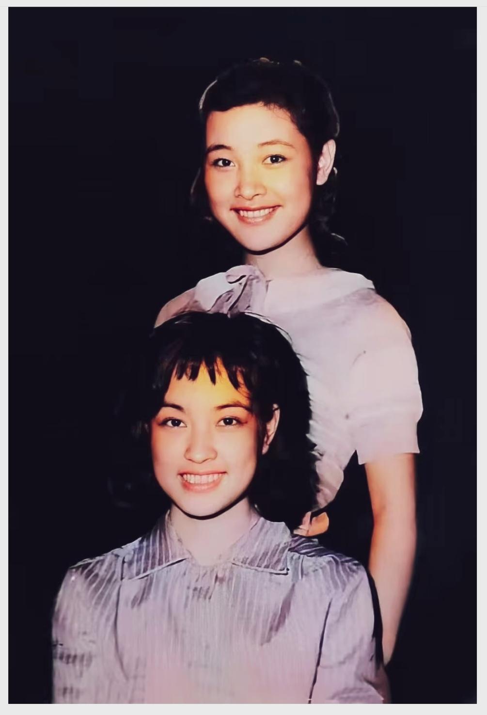 第一次看到这张照片，青春无敌美少女！陈冲
