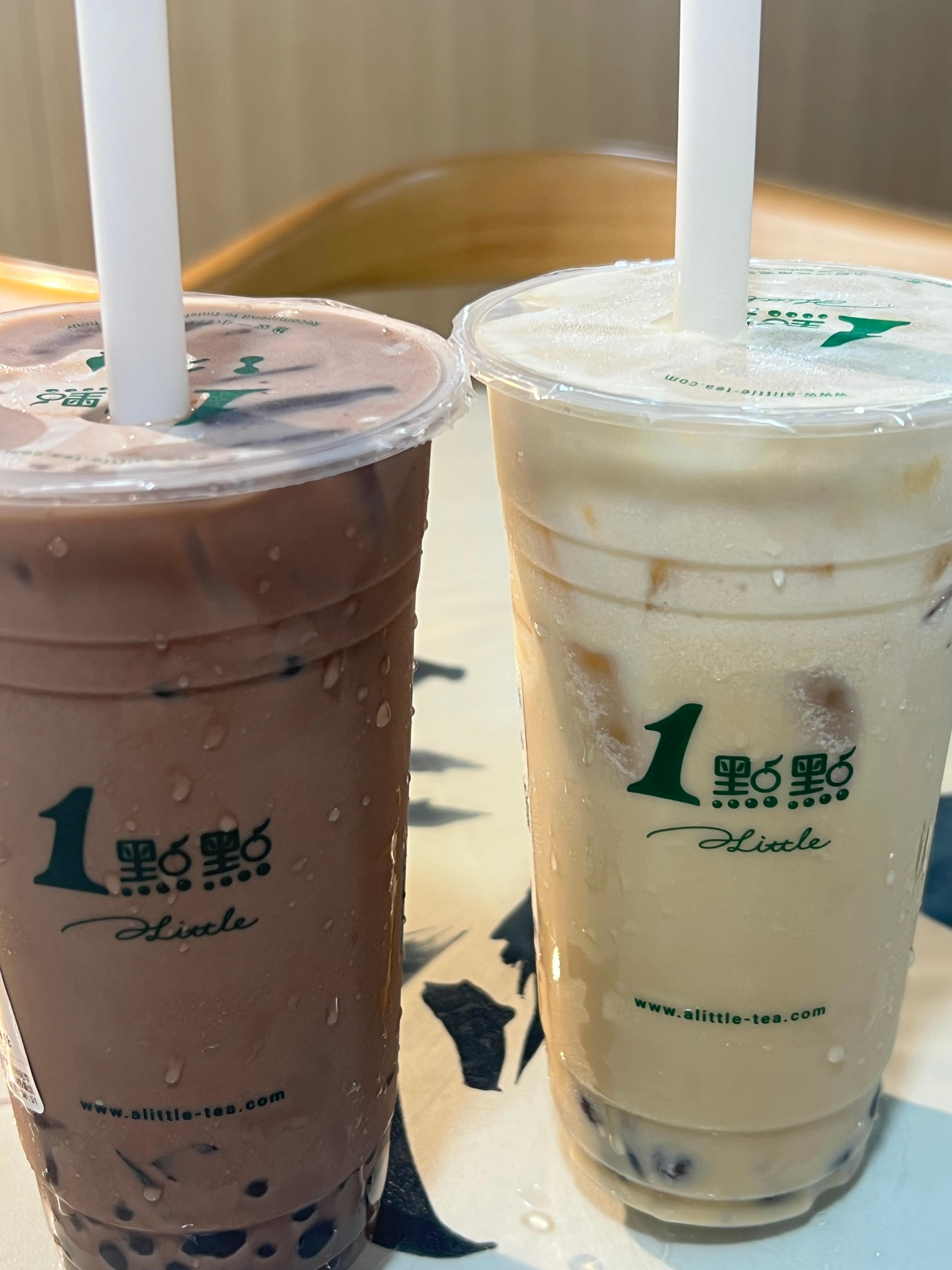 我排雷 我对象踩雷我俩就这样点了两杯一点点一点点那个七夕套餐超难喝三分糖就是兑水
