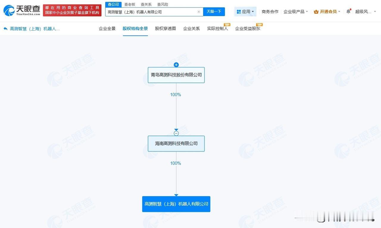 【高测股份在上海成立智慧机器人公司 注册资本1亿】
天眼查App显示，近日，高测