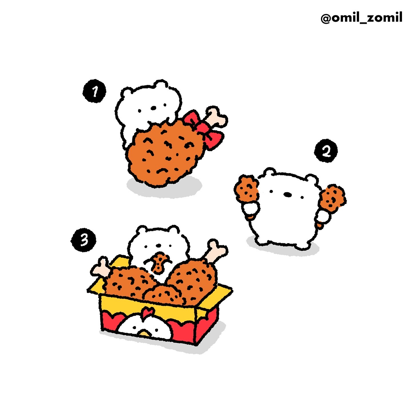 韩国插画师omil.zomil 