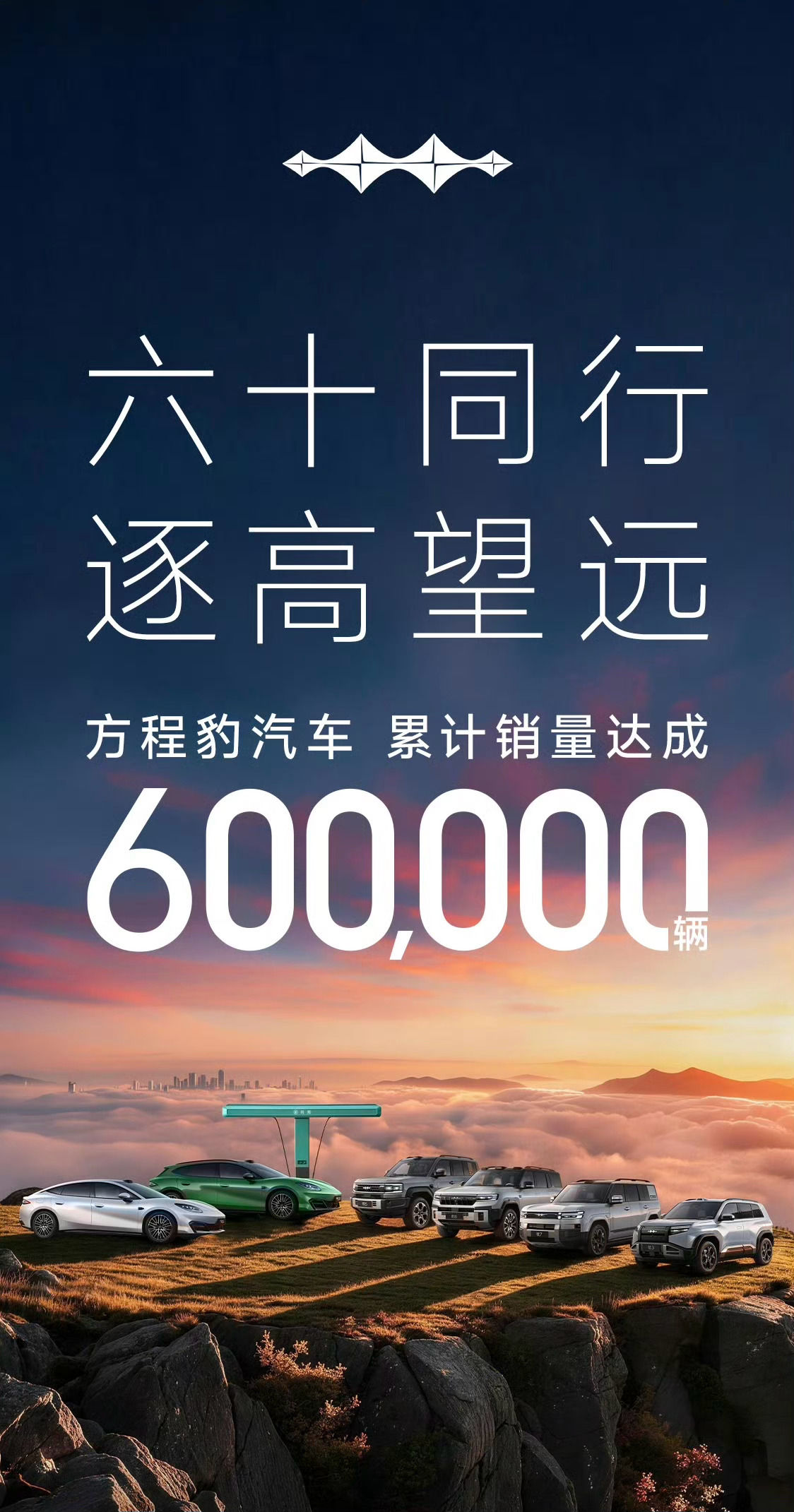 方程豹累计销量达60万台 比亚迪这个子品牌发展得不错，王传福可以给方程豹管理层加