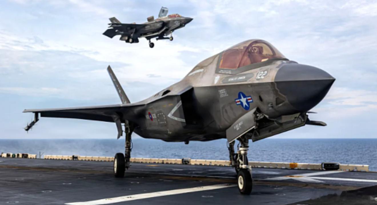 最近，美国海军陆战队接收6架无雷达的F-35B战斗机，机头以配重块替代，该问题还