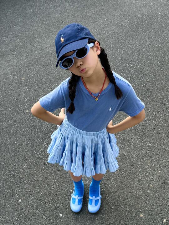 Ralph  Lauren 女孩  🩵 💙 📷 超可爱