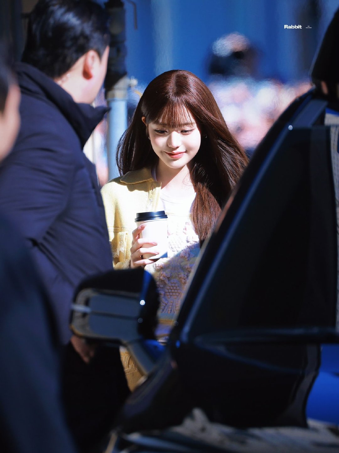 张元英奶黄套装张元英Barrie活动生图 生图直出即画报！在Barrie活动上，