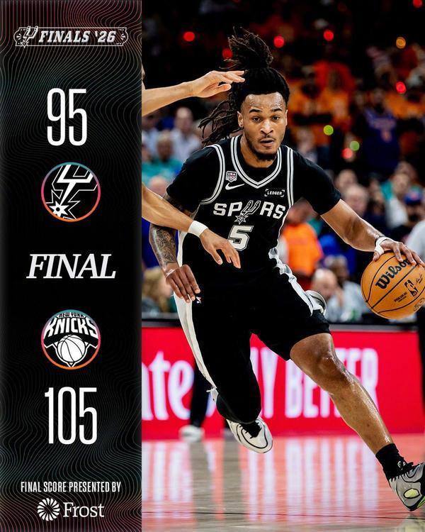 NBA总决赛G3明晨打响！尼克斯2-0马刺，特朗普现场观战+安检升级6月8日（明