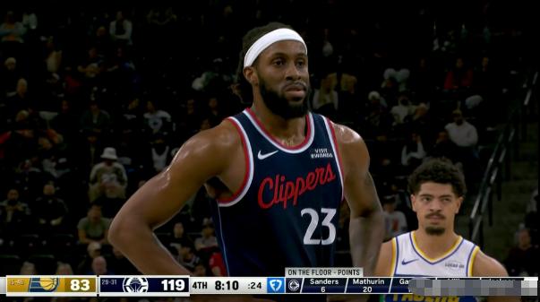 快船新援杰克逊的情商真是太高了！在今天快船主场以130：107大胜步行者的赛后采