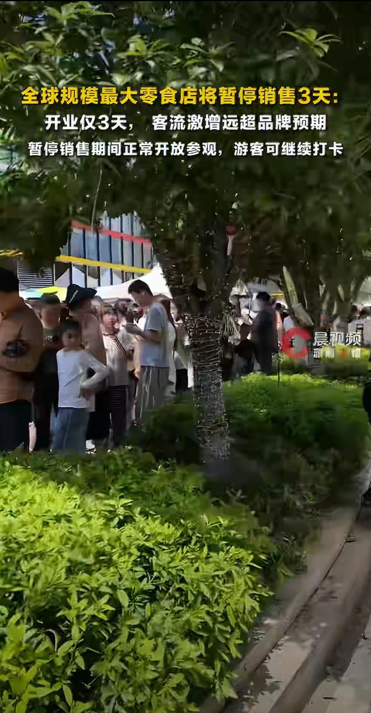 全球规模最大零食店将暂停销售3天大部分人应该都是冲着打卡去的吧