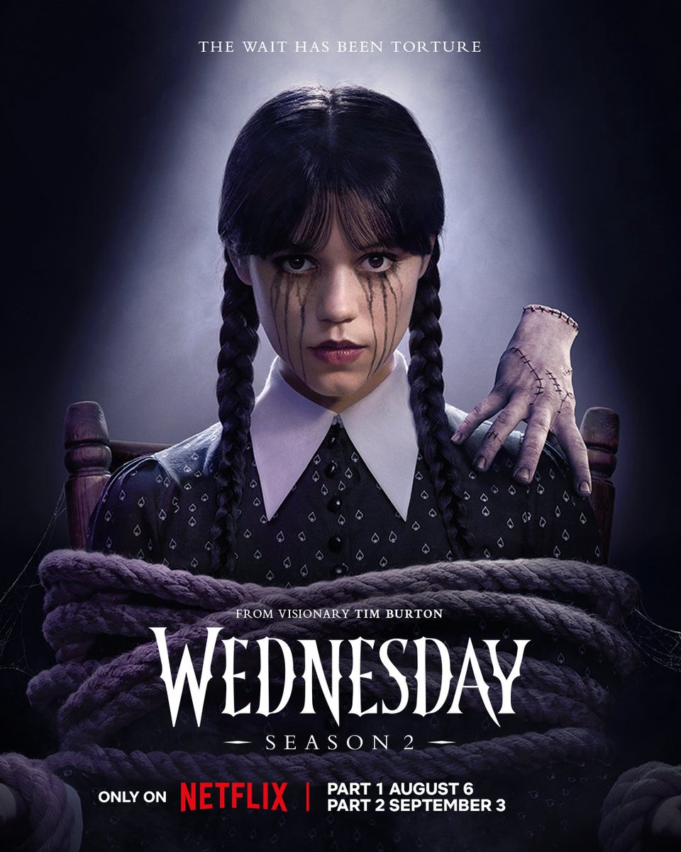 Netflix热门剧《星期三》第二季上半部分已于前几天正式开播，并在五天内获得5