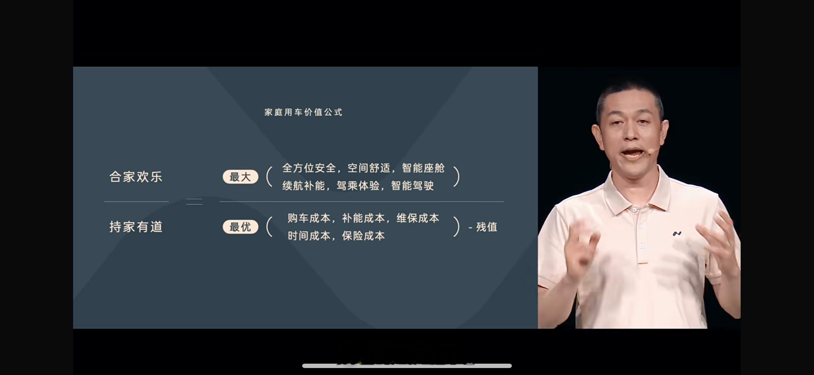 李斌给的这个家庭用车公式有点意思哇[喵喵] ​​​