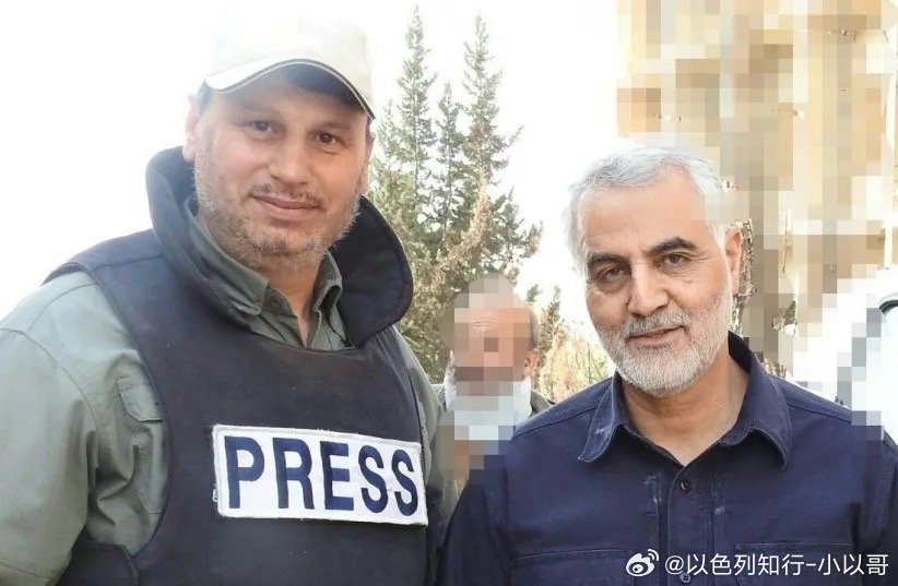 记者？以色列定点清除了真主党拉德万部队情报部门的恐怖分子沙伊布，他的身份是黎巴嫩