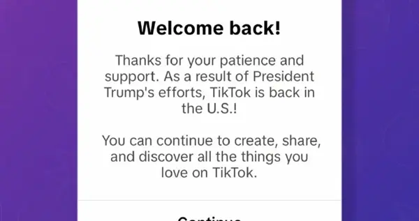 恢复服务！特朗普发帖呼吁挽救TikTok：想继续运营卖50%股份给美国