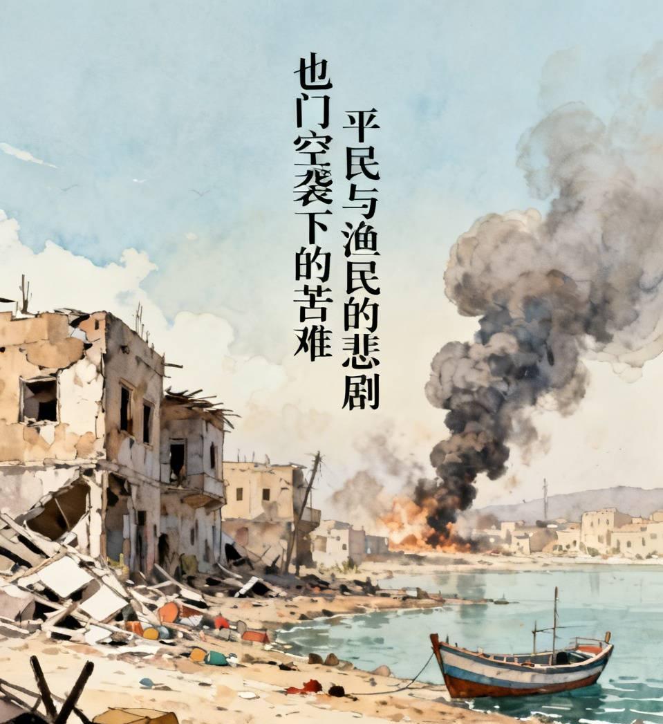 最近沙特的空袭直接炸红了眼，连近海作业的也门渔船都没能躲开。
17号当天光是塔伊