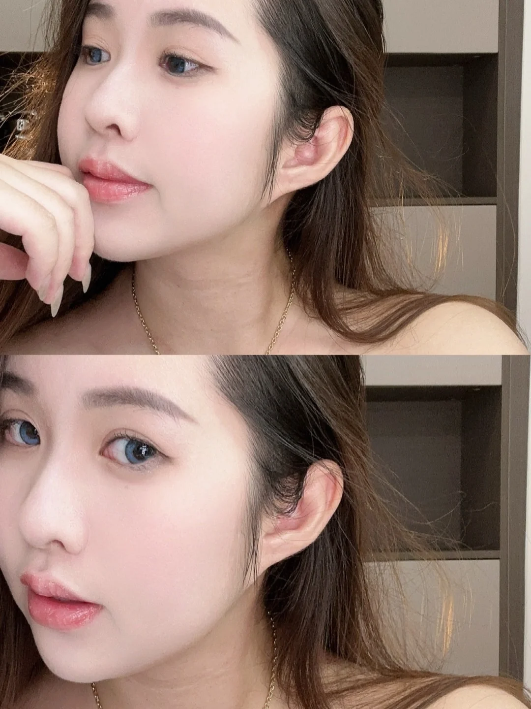 蓝色美瞳也好好看啊！！喜欢蓝色