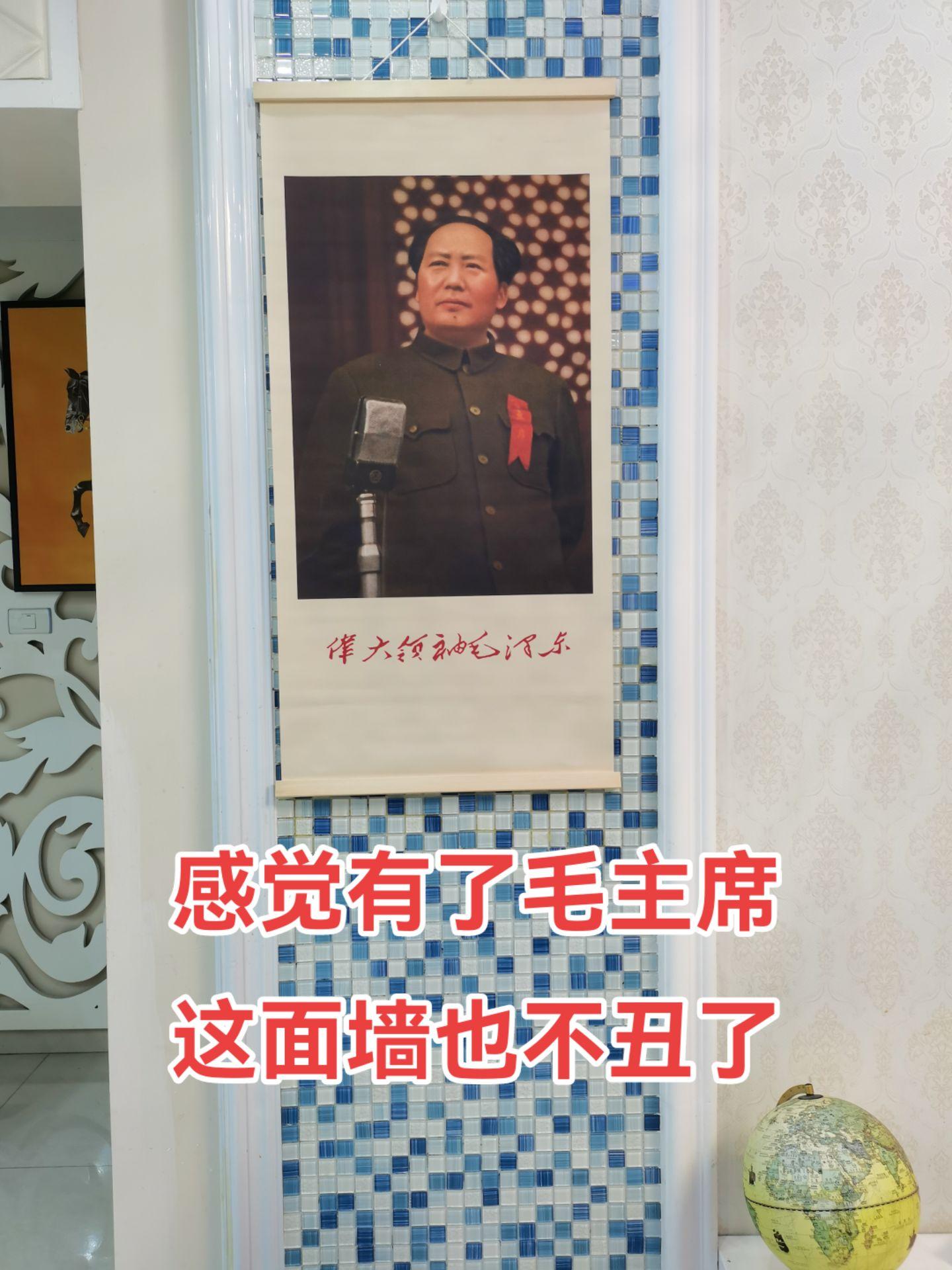 有了这张画像，我家的墙不丑了。