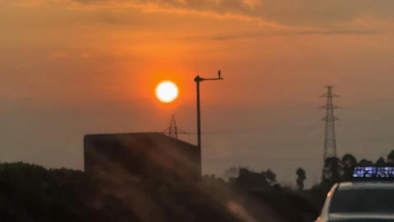 日落迎接美好的明天 我的乡村生活