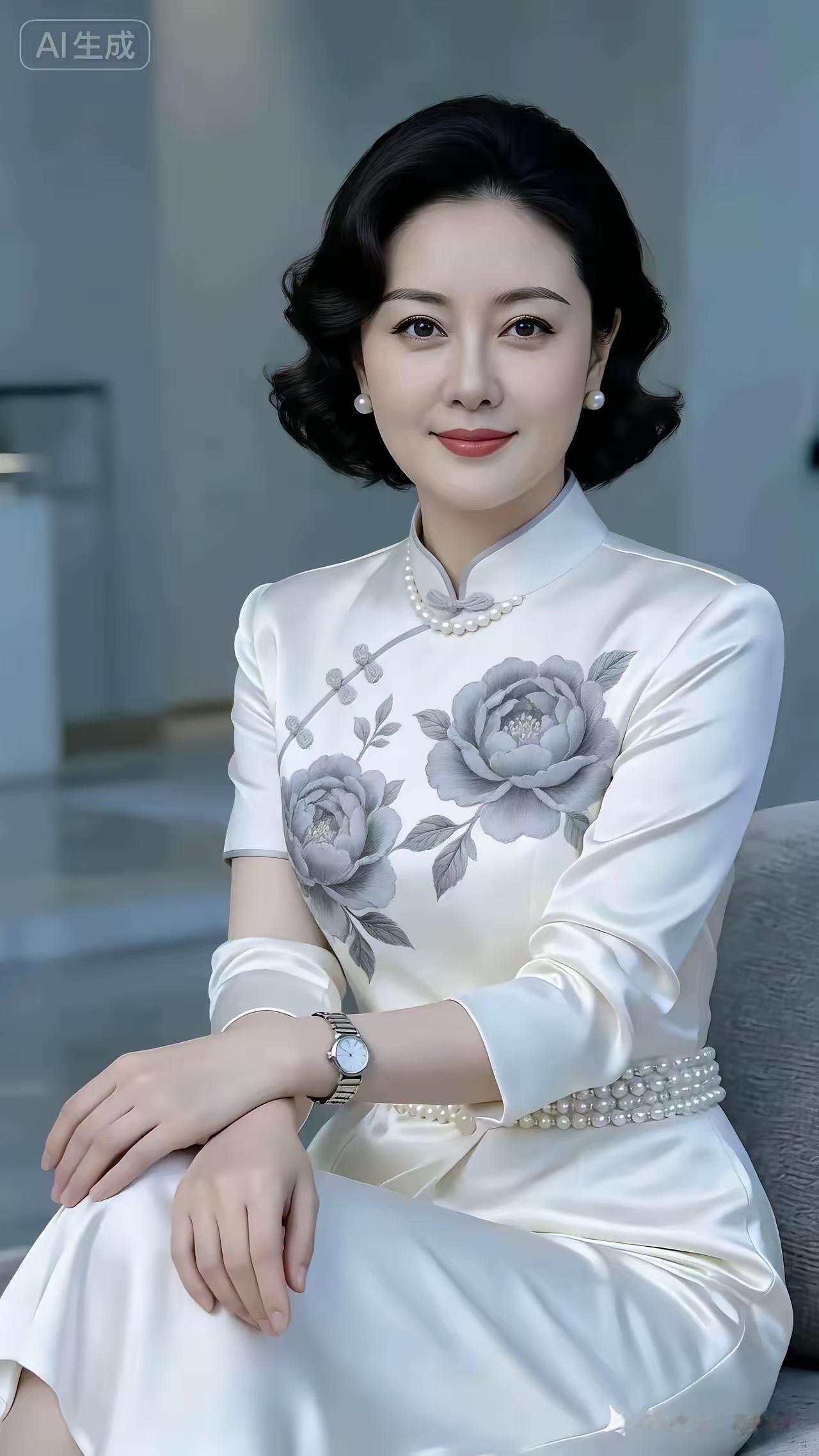 东方韵味的优雅气质，就像一幅徐徐展开的水墨画，韵味悠长。旗袍便是这韵味的绝佳载体