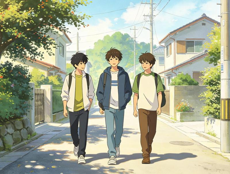 该吃吃，该喝喝，有事别往心里搁

缘起是和二位朋友饭后一同散步，边走边说笑，路过